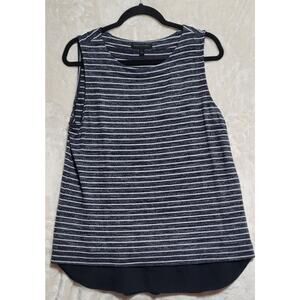 Banana Republic Cotton Blend Striped Tank Top Women's Size L